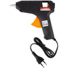 Pistola para Cola Quente Yins Paper 20w com 02 Refil Bivolt - Preto com Laranja