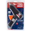 Pistola para Cola Quente Yins Paper 20w com 02 Refil Bivolt - Preto com Laranja