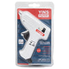 Mini Pistola para Cola Quente Yins Paper 10w com 02 Bastao Bivolt - Branco com Preto