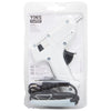 Mini Pistola para Cola Quente Yins Paper 10w com 02 Bastao Bivolt - Branco com Preto