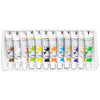 Kit de Tinta para Aquarela Yins Paper 12ml com 12 Cores e 01 Pincel