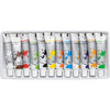 Kit de Tinta Oleo Yins Paper 12ml com 12 Cores e 01 Pincel