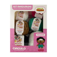 Kit Amigurumi Milena Turma da Mônica - Círculo