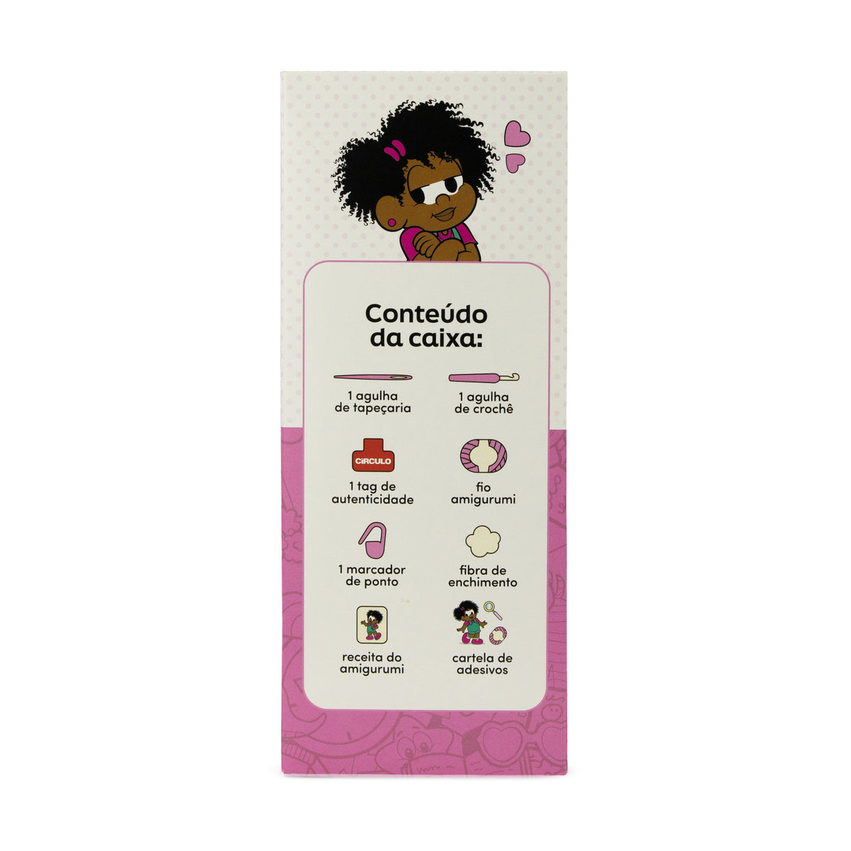 Kit Amigurumi Milena Turma da Mônica - Círculo