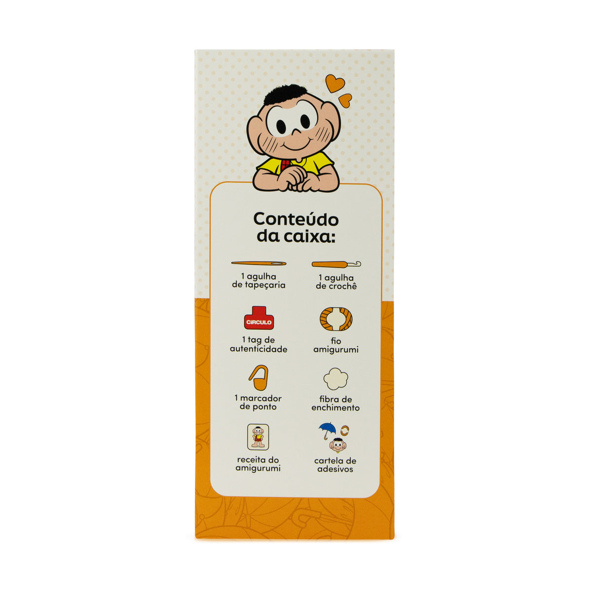 Kit Amigurumi Cascão Turma da Mônica - Círculo
