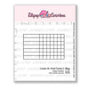 Cartela de Carimbos Habit Tracker 2 em Fotopolímero para Artesanato e Scrapbook - Lilipop