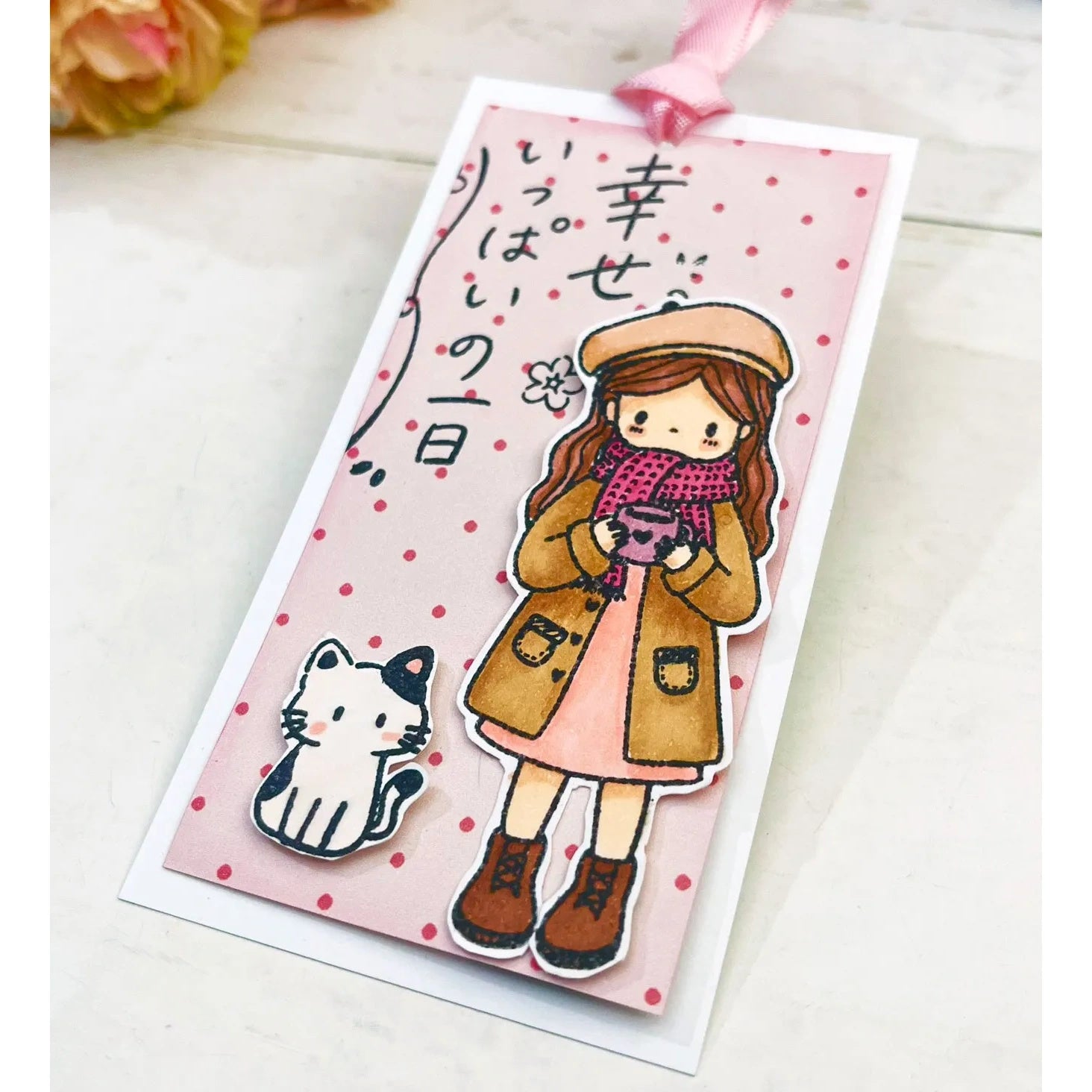 Cartela de Carimbos Gatinho 7 em Fotopolímero para Artesanato e Scrapbook - Lilipop