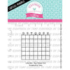 Cartela de Carimbos Bujo Planner Grid em Fotopolímero para Artesanato e Scrapbook - Lilipop