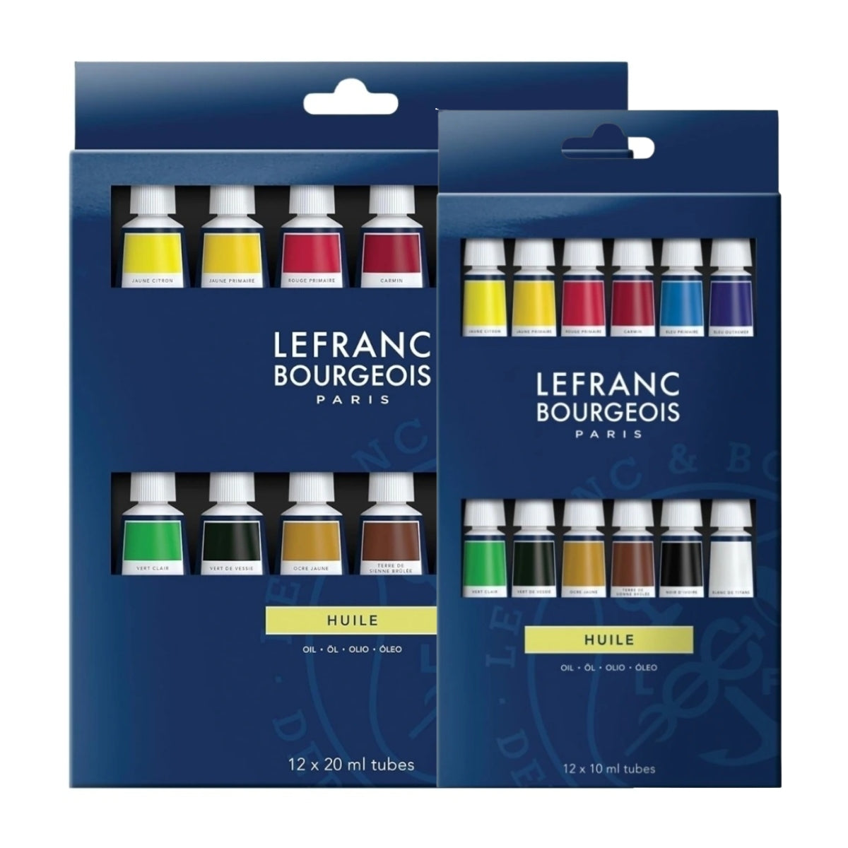 Estojo de Tinta a Óleo Fine com 12 Cores - Lefranc Bourgeois