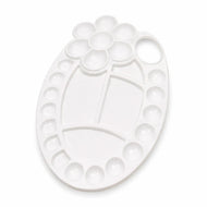 Godê Paleta Oval 25 Cavidades para Mistura de Tintas A086 - Sinoart