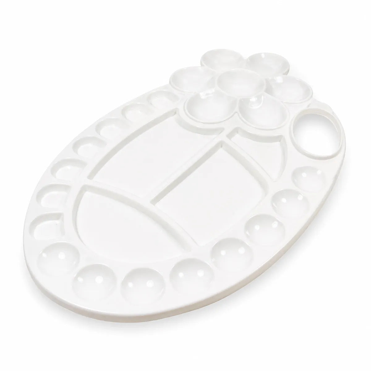 Godê Paleta Oval 25 Cavidades para Mistura de Tintas A086 - Sinoart