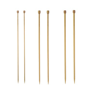 Agulha de Tricô Reta de Bambu Takumi - Clover