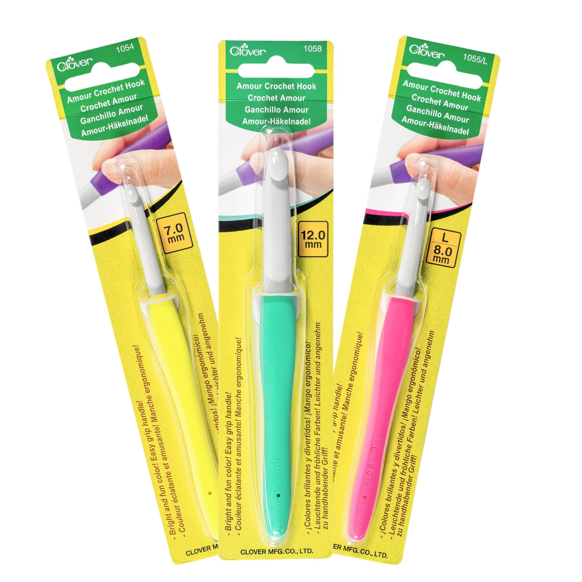 Agulha de Crochê Amour Jumbo - Clover