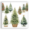 Guardanapo para Decoupage Ambiente 33x33cm com 20 Unidades - Floresta Natalina