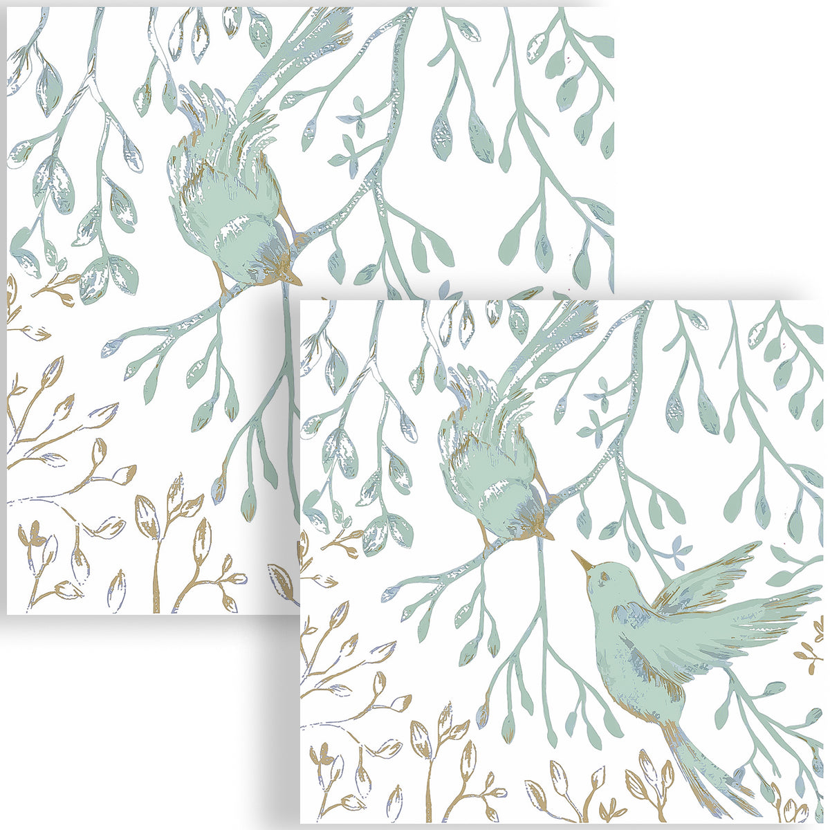 Guardanapo para Decoupage Ppd 33x33cm com 2 Unidades - Jardim Japonês
