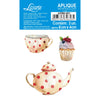 Aplique em Mdf e Papel Coleção Hora do Chá Xícara e Cupcake 6x5cm para Artesanato e Scrapdecor Apm6-001 - Litoarte