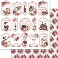 Papel para Scrapbook Dupla Face Red Woman 30,5x30,5cm para Scrapbook e Papelaria Criativa Sd-1435 - Litoarte