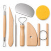 Kit Básico 8 Peças para Modelagem Cerâmica e Biscuit - Condor