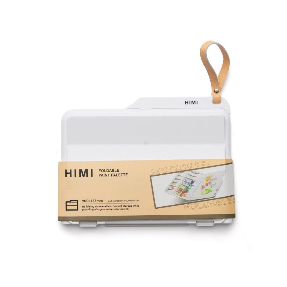 Paleta Dobrável para Mistura de Tintas 20x15,5cm Branca - Himi