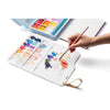 Paleta Dobrável para Mistura de Tintas 20x15,5cm Branca - Himi