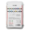 Estojo Branco de Tinta Guache Metálica com 12 Cores de 12ml - Himi