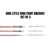 Estojo Pêssego de Tinta Guache Profissional em Potes Twin Cup com 48 Cores de 12g e 3 Pincéis - Himi