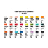 Kit de Tinta Aquarela em Tubo com 24 Cores de 12ml e 19 Acessórios - Himi