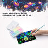 Estojo de Tinta Guache Fluorescente Glow In The Dark com 6 Cores de 23ml - Himi