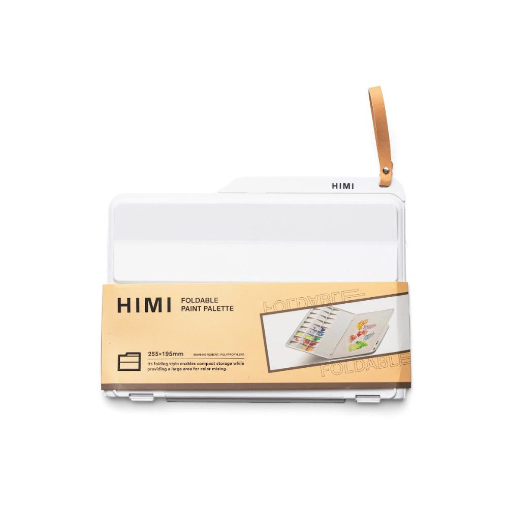 Paleta Dobrável para Mistura de Tintas 25,5x19,5cm Branca - Himi