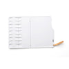 Paleta Dobrável para Mistura de Tintas 25,5x19,5cm Branca - Himi