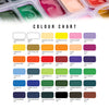 Estojo Roxo de Tinta Guache Profissional em Potes Twin Cup com 36 Cores de 12g e 3 Pincéis - Himi