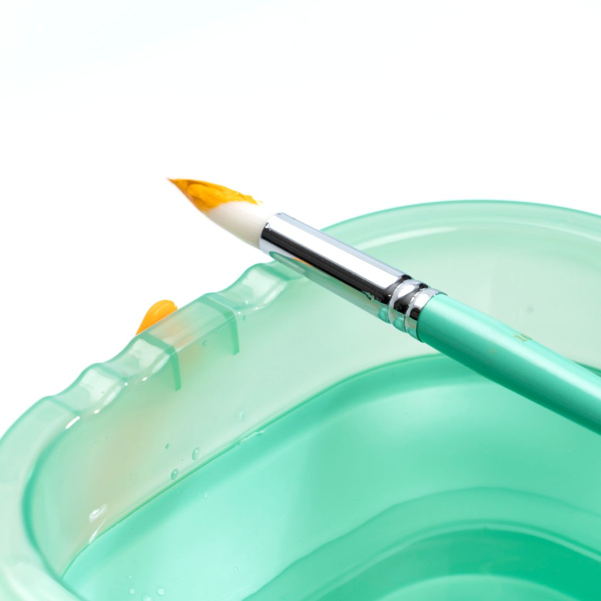 Balde Dobrável para Água e Limpeza de Pincéis 3l 22,5x16cm Verde - Himi