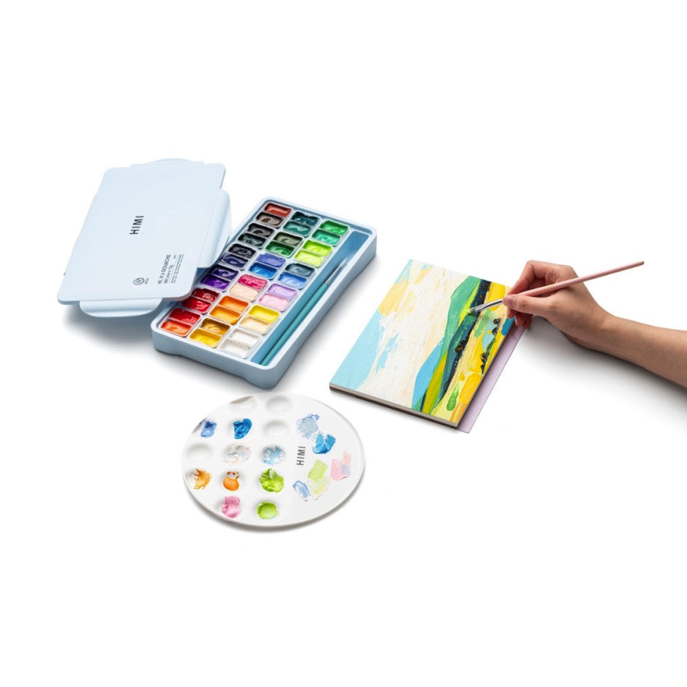 Godê Redondo para Aquarela 18x18cm com 13 Cavidades - Himi