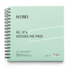 Bloco de Papel para Guache com Textura Fina 160g/m² 21,6x21,6cm com 50 Folhas - Himi