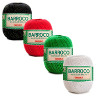Fio Barroco Maxcolor Brilho Algodão com Fibra Metalizada 200g 216m Tex 922 - Círculo