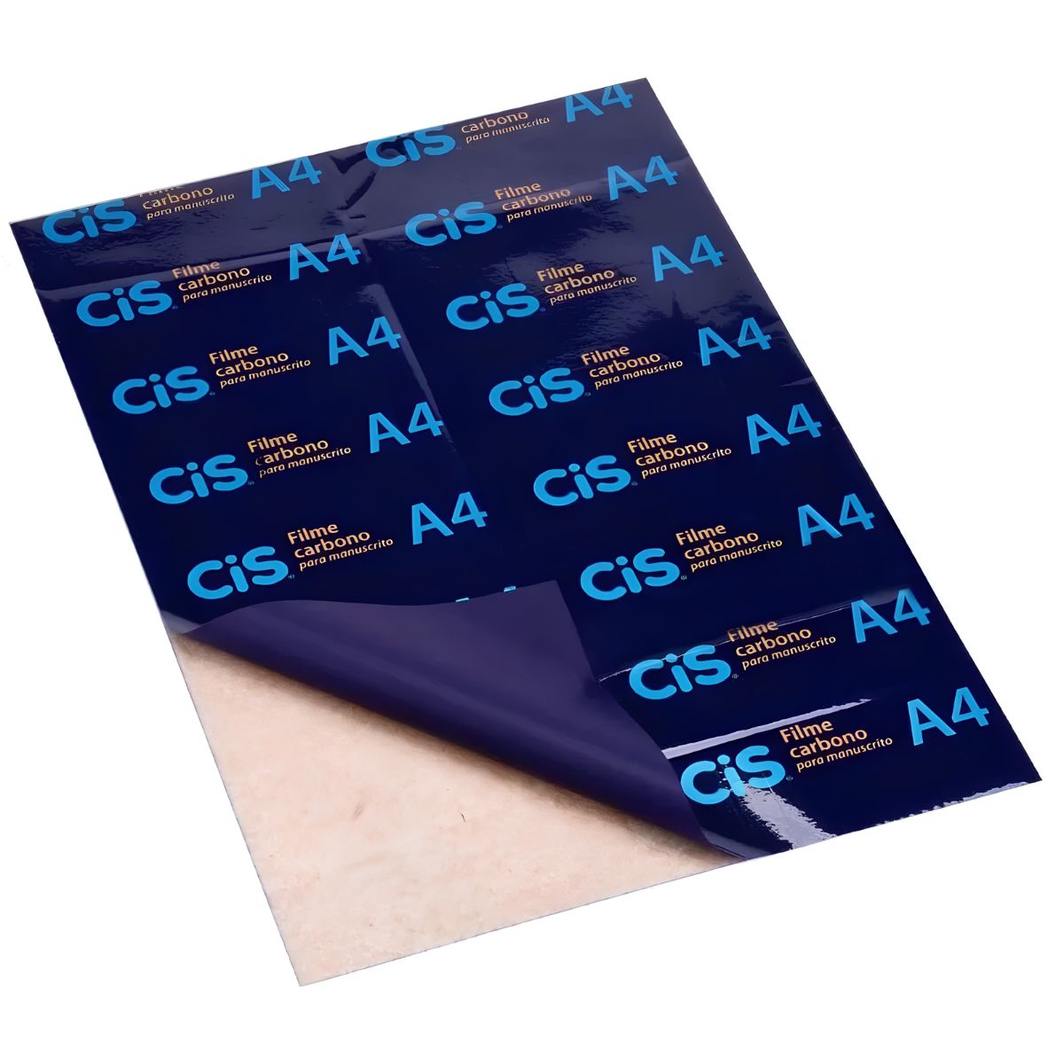 Papel Carbono Manuscrito Azul A4 21x29,7cm com 01 Unidade - CiS