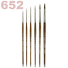 Pincel Artistico Keramik Redondo Sintetico Cabo Curto Bambu Verde 652