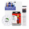 Kit para Pintura a Óleo com Tintas, Tela, Pincéis e Godê