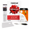 Kit para Pintura Acrílica com Tintas, Papel, Pincéis e Acessórios