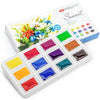 Kit para Aquarela com Tinta, Papel, Pincéis e Acessórios
