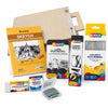 Kit para Desenho com Lápis, Carvão, Prancheta e Acessórios