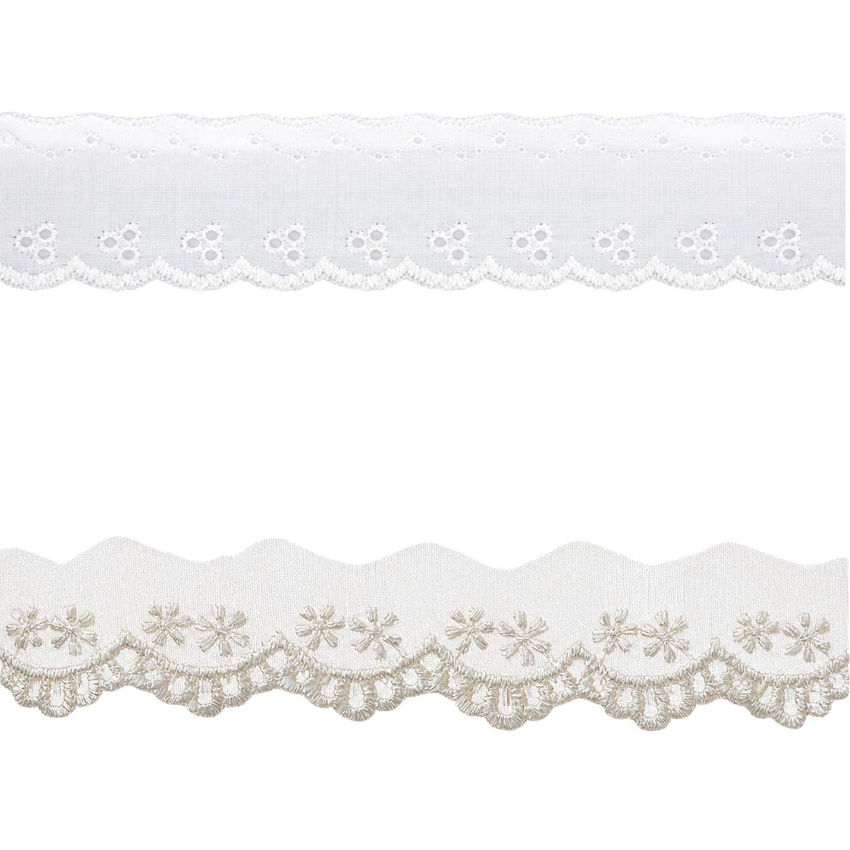 Bordado em Organza Bo001 para Costura e Artesanato 2,5cmx1m - Artepunto