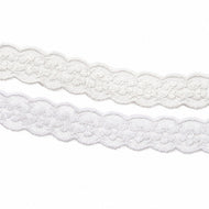 Bordado em Tule Bt011 para Costura e Artesanato 1,8cmx1m - Artepunto