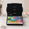 Estojo Tinta Guache Jelly Cup com 56 Cores Preto Tst49 - Himi