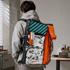 Mochila para Materiais Artísticos 65x49cm Black Orange Fhd190 - Himi