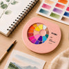 Estojo Aquarela Sólida com 38 Cores e Pincel Rosa Yfb04 - Himi