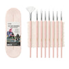 Kit Pincéis Artísticos Little Bird com 8 Unidades Rosa Bsf300 - Himi