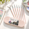 Kit Pincéis Artísticos Little Bird com 8 Unidades Rosa Bsf300 - Himi