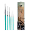 Kit Pincéis Artísticos Little Bird com 5 Unidades Verde Bsc332 - Himi
