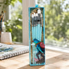 Kit Pincéis Artísticos Little Bird com 5 Unidades Azul Bsc329 - Himi